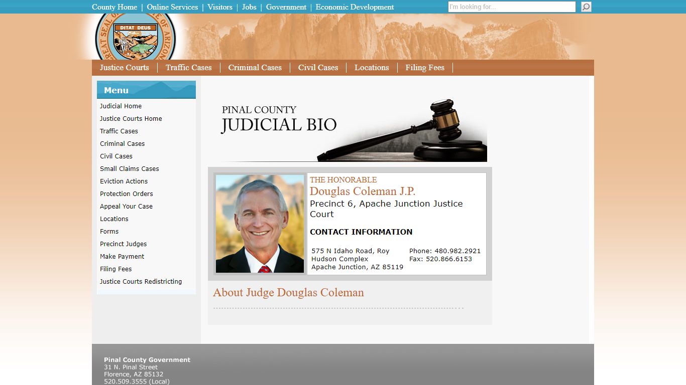 Precinct 6, Apache Junction Justice Court - Pinal County, Arizona